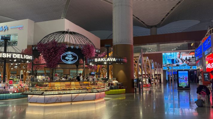 イスタンブール空港の制限エリア