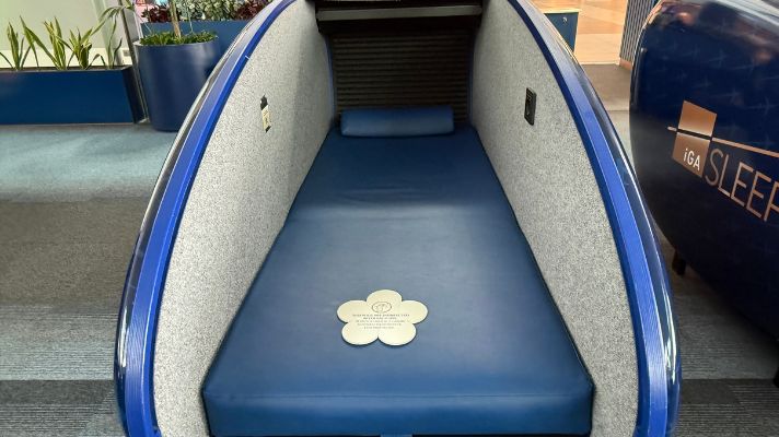 イスタンブール空港 iGA SLEEPOD 内部 ベッドスペース