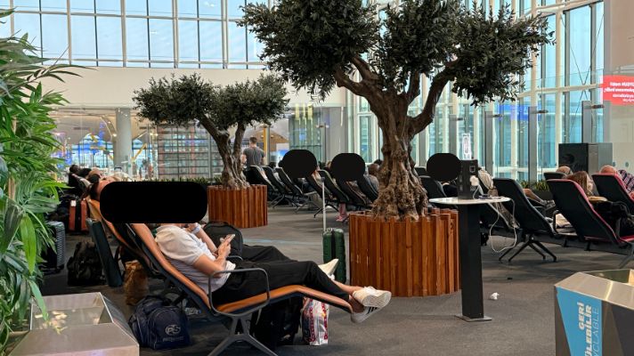 イスタンブール空港の仮眠エリア