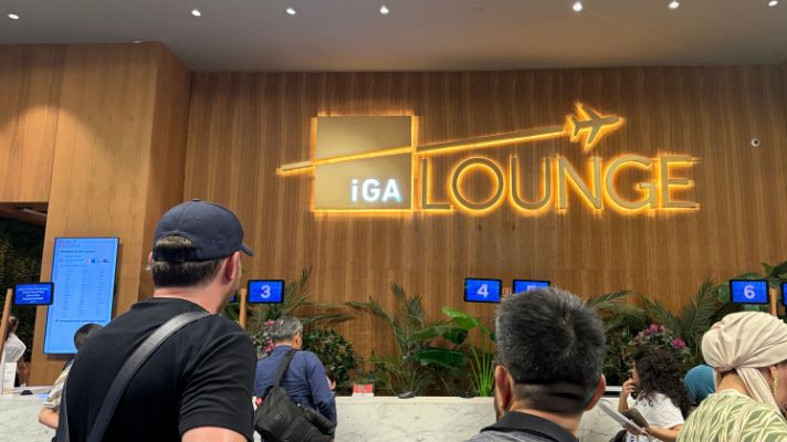 イスタンブール空港 IGA Lounge 国際線ラウンジの入口