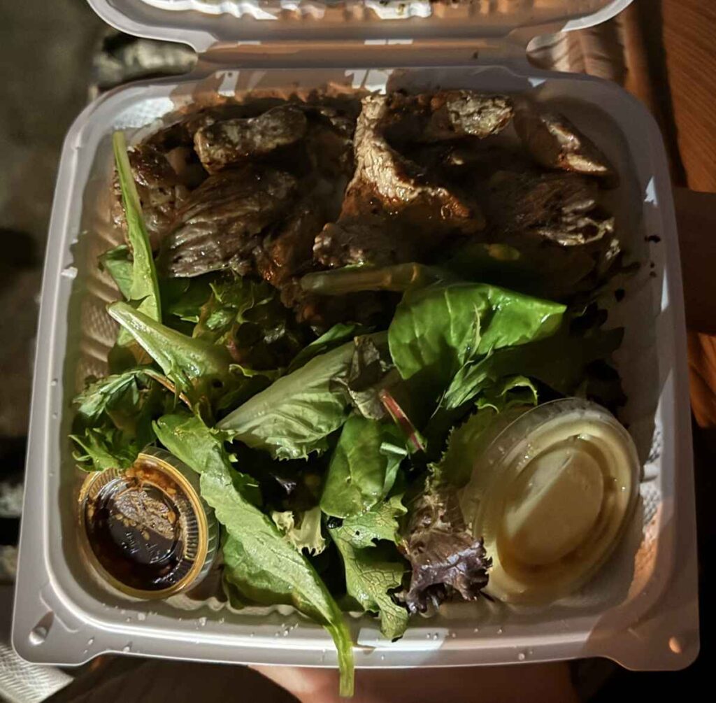 ハワイ Steak Shackのステーキプレート