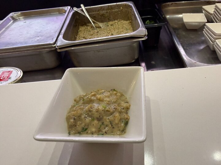 シドニー空港Air New Zealand Loungeで食べたクリーミーなリゾット