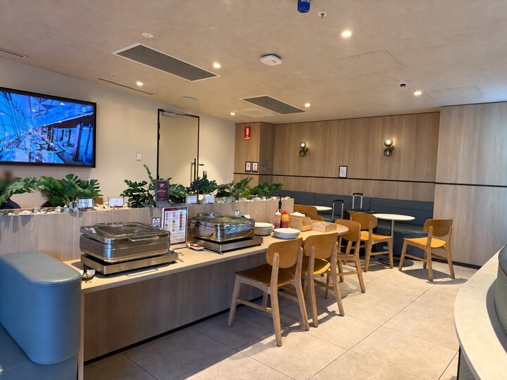 シドニー空港Plaza Premium Loungeの内部
